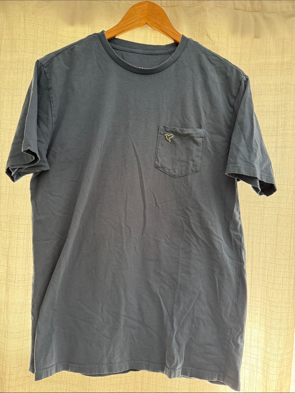 Birddogs Charcoal Gray Pocket Tee with Subtle Logo